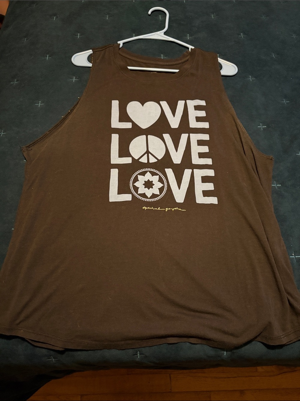 Spiritual Gangster LOVE Graphic Muscle Tank